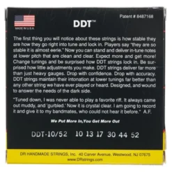 DR Strings Drop-Down Tuning DDT-10/52
