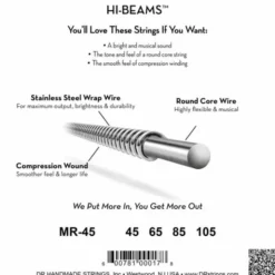 DR Strings Hi-Beams MR-45