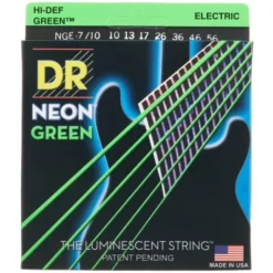 DR Strings Neon Green NGE7-10