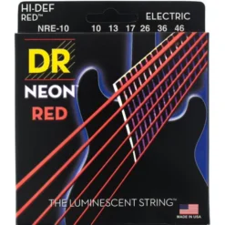 DR Strings Neon Red NRE-10