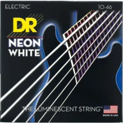 DR Strings Neon White NWE-10