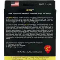 DR Strings Neon Yellow NYE-9