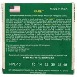 DR Strings Rare Acoustic RPL-10