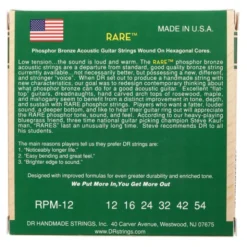 DR Strings Rare Acoustic RPM-12