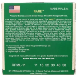 DR Strings Rare Acoustic RPML-11