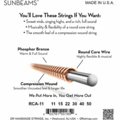 DR Strings Sunbeams RCA-11