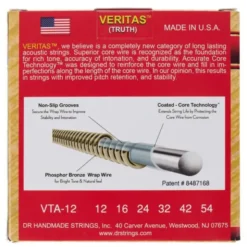 DR Strings Veritas Acoustic VTA-12 3-Pack