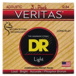 DR Strings Veritas Acoustic VTA-12 3-Pack