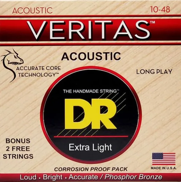 DR Strings Veritas Acoustic VTA-10
