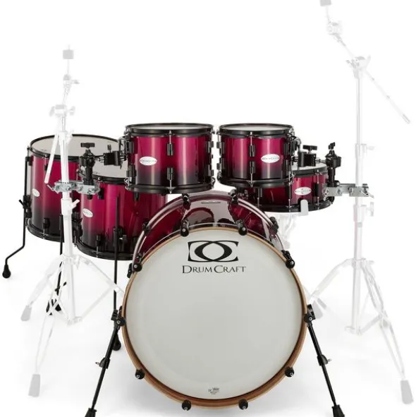 DrumCraft Series 6 2up 2down Purple Spkl
