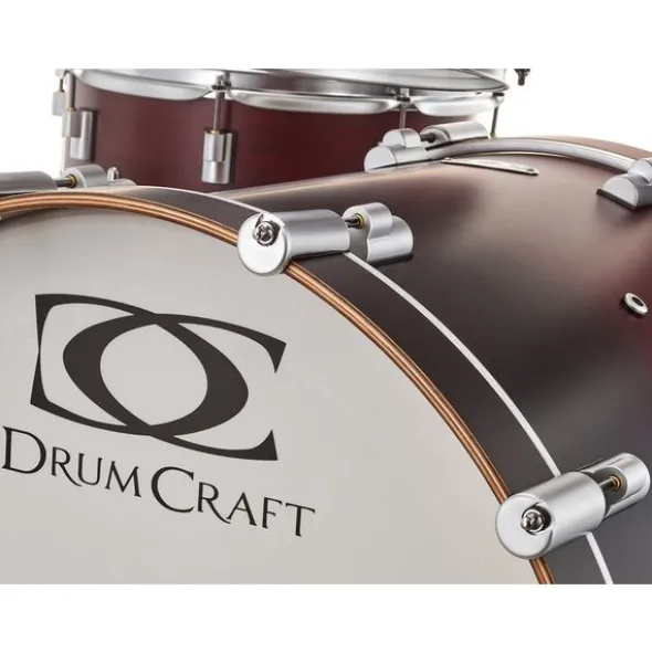 DrumCraft Series 6 2up 2down Red Fade