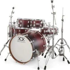 DrumCraft Series 6 2up 2down Red Fade