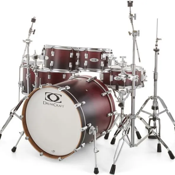 DrumCraft Series 6 2up 2down Red Fade