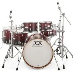 DrumCraft Series 6 2up 2down Red Fade