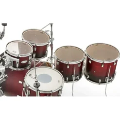 DrumCraft Series 6 2up 2down Red Fade