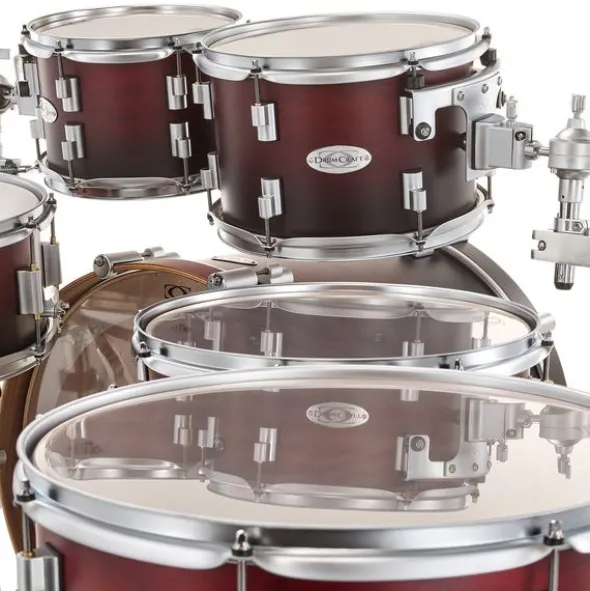 DrumCraft Series 6 2up 2down Red Fade