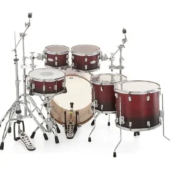 DrumCraft Series 6 2up 2down Red Fade