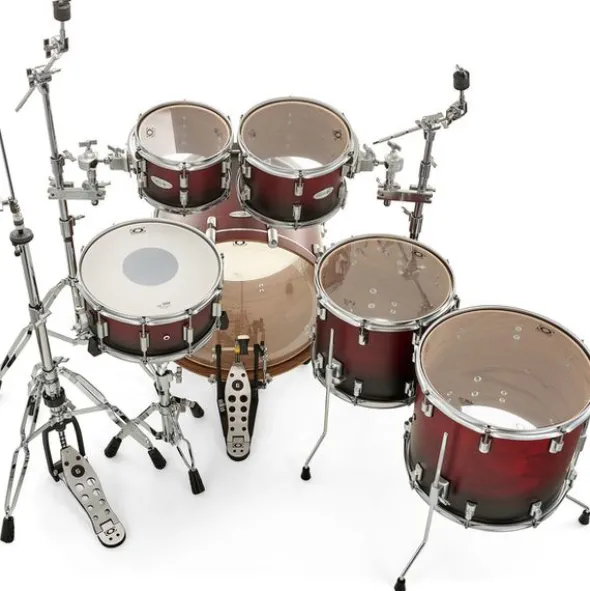DrumCraft Series 6 2up 2down Red Fade