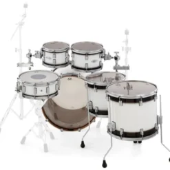 DrumCraft Series 6 2up 2down White Burst