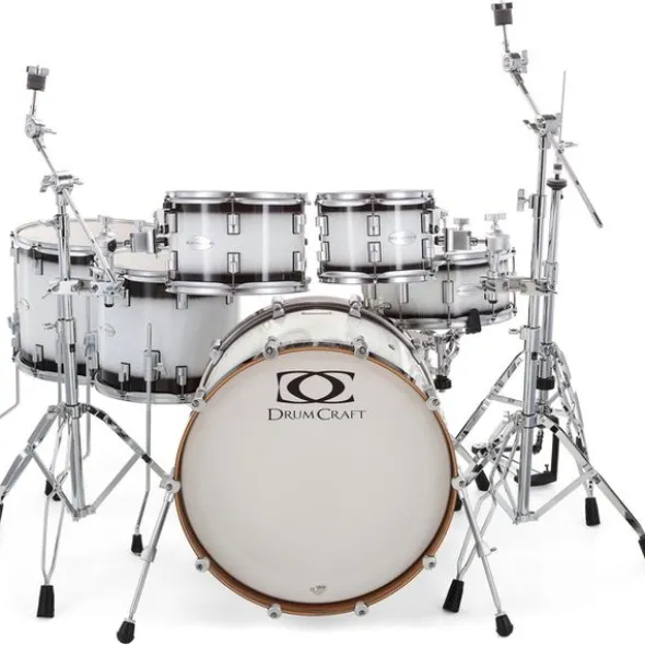 DrumCraft Series 6 2up 2down White Burst