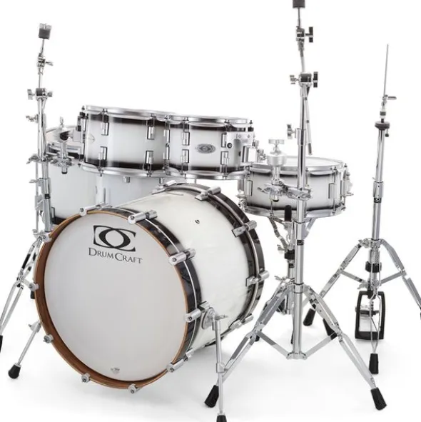 DrumCraft Series 6 2up 2down White Burst