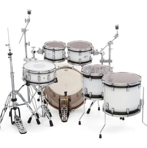 DrumCraft Series 6 2up 2down White Burst