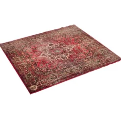 Drum N Base Club Drum Rug Red