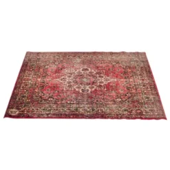 Drum N Base Club Drum Rug Red