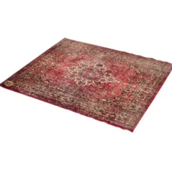 Drum N Base Club Drum Rug Red