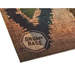 Drum N Base Drum Mat Earth Blue