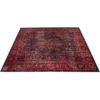 Drum N Base Vintage Drum Rug Black-Red