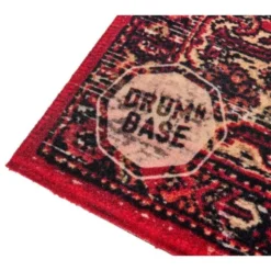 Drum N Base Vintage Drum Rug Orig. Red