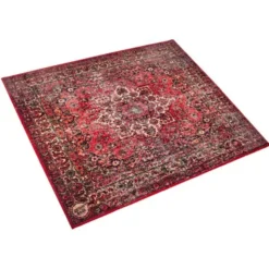 Drum N Base Vintage Drum Rug Orig. Red