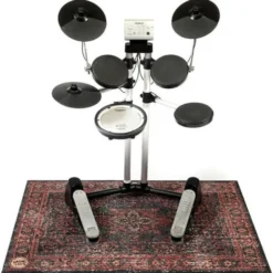 Drum N Base Vintage Stage Mat Black-Red