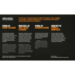 Dunlop 65 Cymbal and Drum Care Kit
