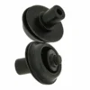 Dunlop Straplok Black Flush Mount