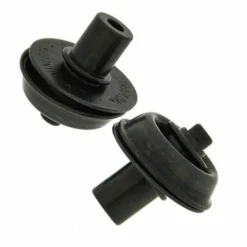 Dunlop Straplok Black Flush Mount