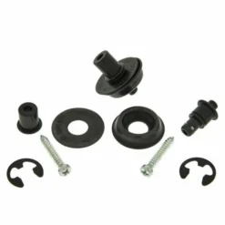 Dunlop Straplok Black Flush Mount