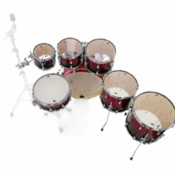 DW PDP CM7 Red to Black