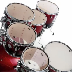 DW PDP CM7 Red to Black