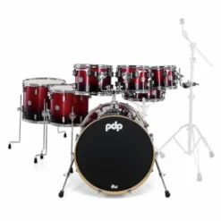DW PDP CM7 Red to Black