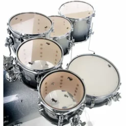 DW PDP CM7 Silver to Black