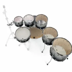 DW PDP CM7 Silver to Black