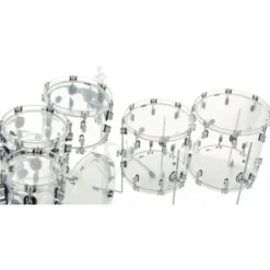 DW PDP Concept Clear Acrylic 6pc