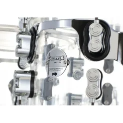 DW PDP Concept Clear Acrylic 6pc