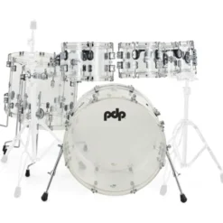 DW PDP Concept Clear Acrylic 6pc