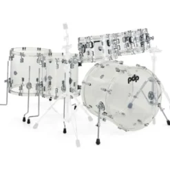 DW PDP Concept Clear Acrylic 6pc