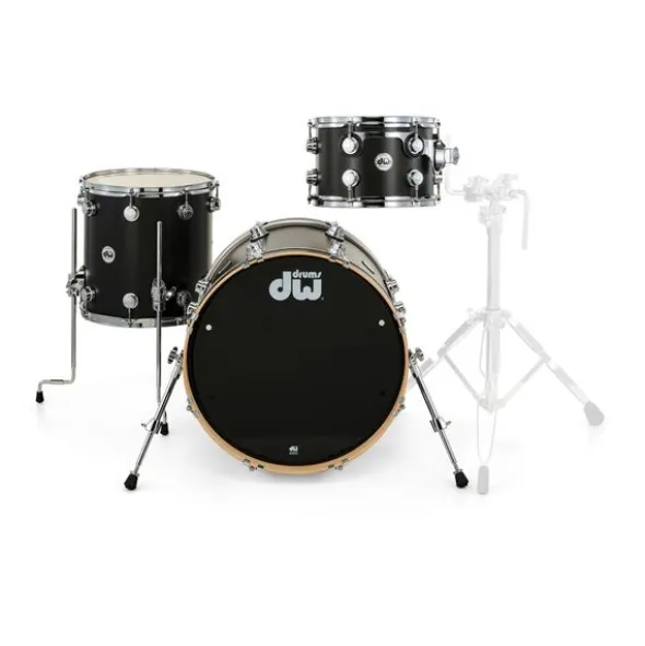 DW 20" Satin Oil Ebony 3pcs Set