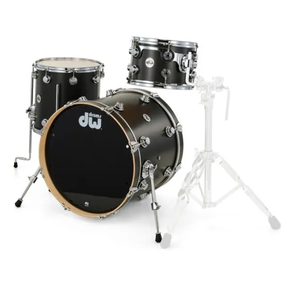DW 20" Satin Oil Ebony 3pcs Set