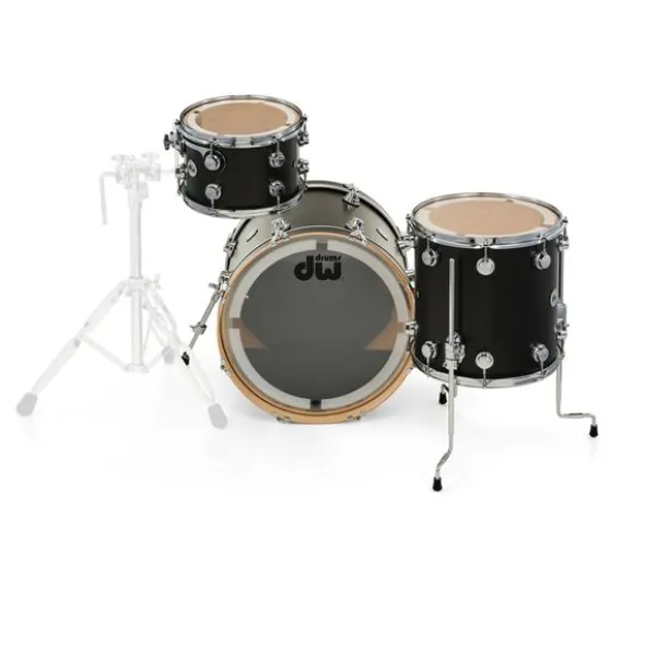 DW 20" Satin Oil Ebony 3pcs Set